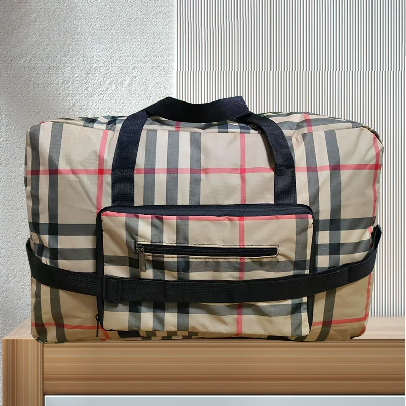 Foldable handheld travel bag, purse, capacious luggage sports bag, storage bag, suitcase, equipment bag