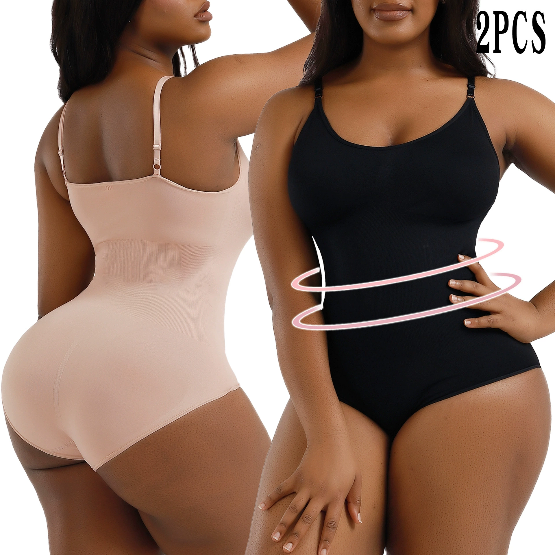 Постpartum Shapewear Bodysuit, European Style, Plus Size, Hip-Lifting Support