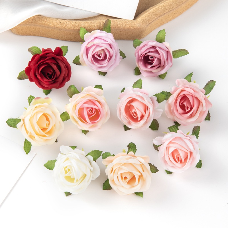 10g Weight Artificial Plant Event & Party Supplies 1 Piece Quantity Holiday, Daily Occasion Silk Flower Material Rose Pattern Romantic Style Romantic Rose Silk Flower Artificial Flowers 5
