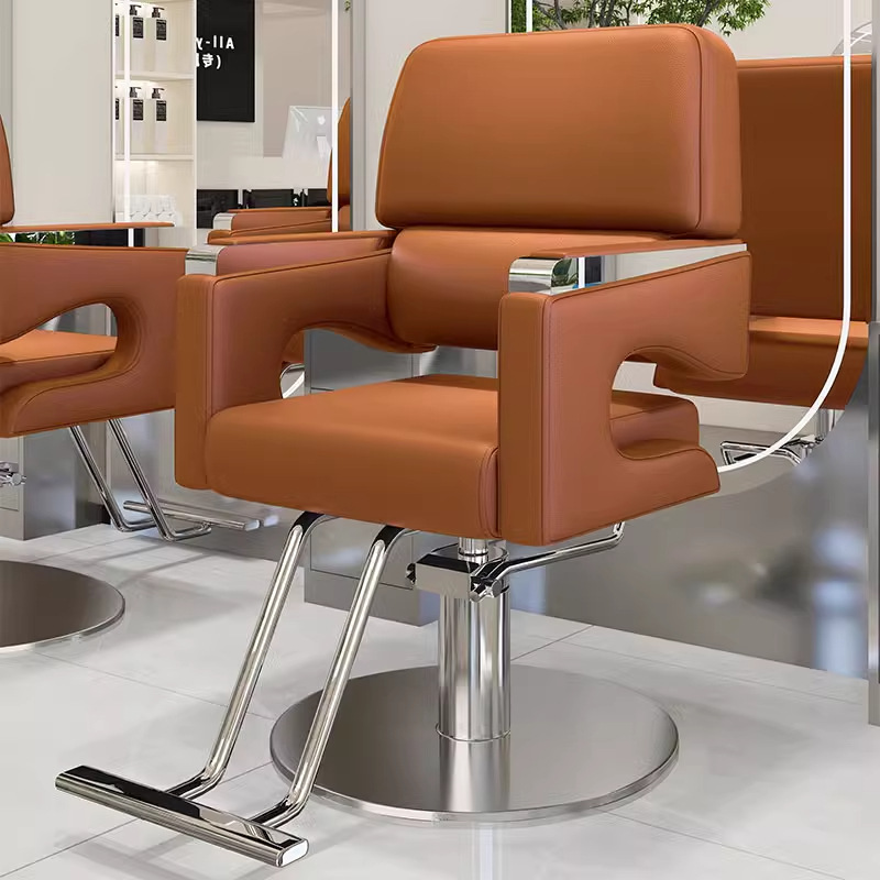 Red famosa nueva silla de peluquería silla de salón de peluquería especial elevación giratoria de moda corte de cabello asiento de permeación image 26