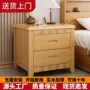 出租房卧室安装实木床边柜