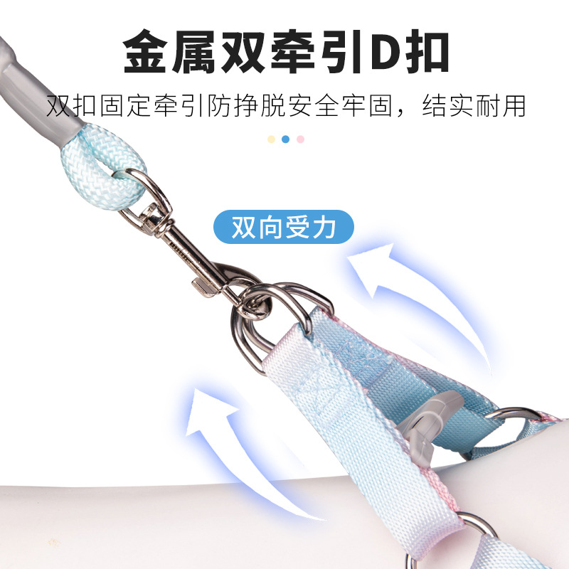 Nueva correa para gatos de Amazon, correa para perros, correa para mascotas, correa para perros, correa para mascotas ajustable, cadena para perros, suministros para mascotas