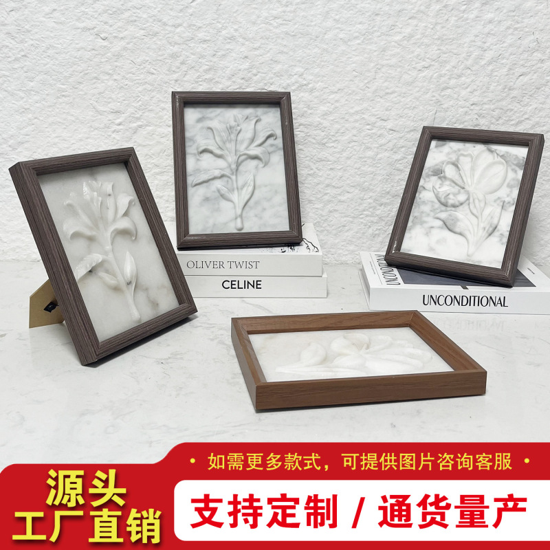 Modern Wabi-Sabi Plant Flower Memorial Photo Frame, Cross-Border Best-Selling Product, Dried Flower Decoration, Light Luxury Picture Frame Ornament Modern Wabi-Sabi Plant Flower Memorial Photo Frame, Cross-Border Best-Selling Product, Dried Flower Decoration, Light Luxury Picture Frame Ornament