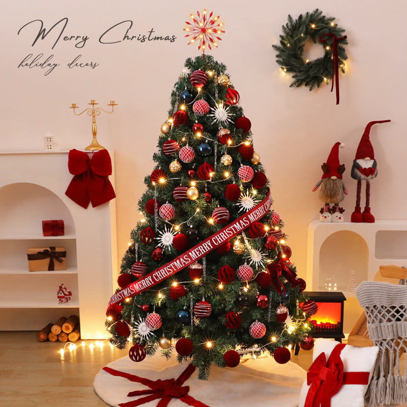 Shengyuan nuevo árbol de Navidad de PVC gran árbol de Navidad DIY decoración interior decoración de Navidad para el hogar