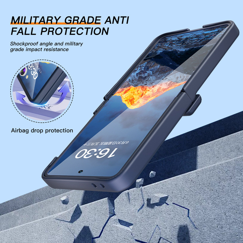 Samsung Flip 30% off スタックスタンド携帯電話 Samsung Flip6 シェルとフィルム一体型携帯電話ケースに適しています。|undefined