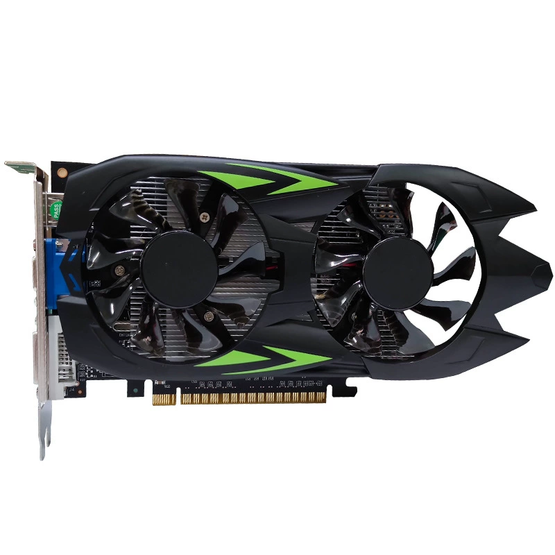 Видеокарта GTX1050Ti, 4 ГБ GDDR5, двухвентиляторная PCIe, низкопрофильная 22,5 см