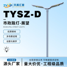 双杆双臂led路灯套件室外照明LED源头厂家批发led灯具