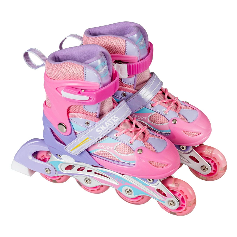 Children's roller skates for boys for beginners, adjustable set, full set