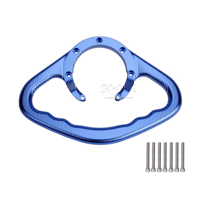 Passenger Handle Fuel Tank – Motorcycle Safety Supplies - blue-with-screws