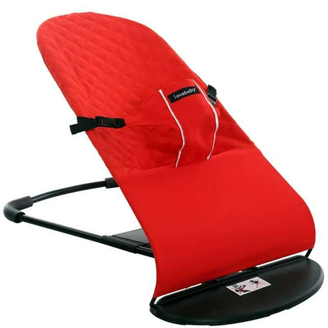 Детская качалка-кроватка, складная, портативная легкая 1.6 кг, reclining & бар для игрушек