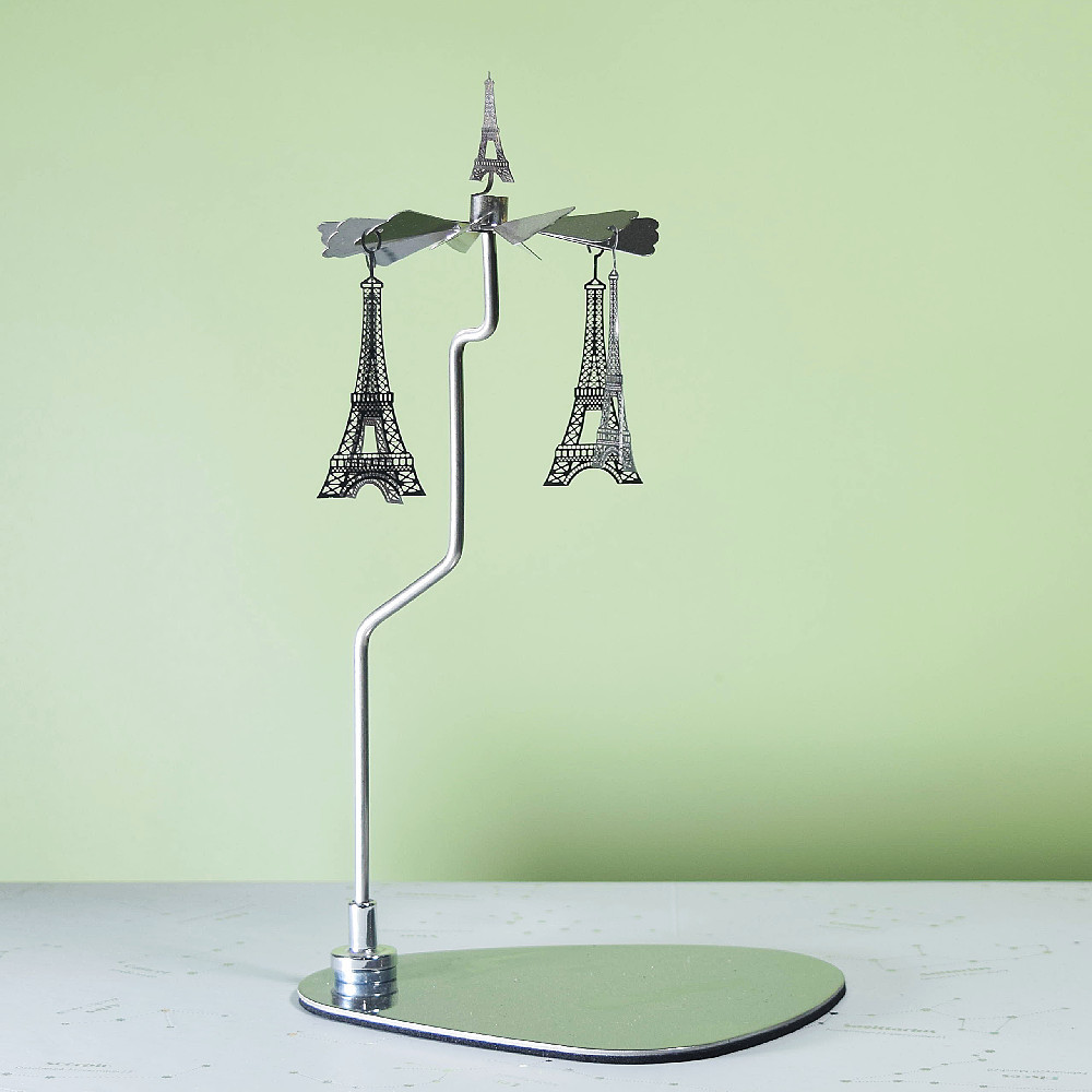 Amazon ins doles Acero inoxidable triángulo redondo bandeja giratoria candelabro aromaterapia vela linterna romántica