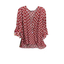 欧洲站2021新款V领上衣女格纹印花衬衫夏泡泡袖薄荷绿欧货小衫