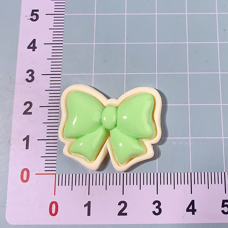 Accesorios de resina di di arco de macarón transfronterizo pegamento de crema pegamento para el cabello pinzas de cabello papelería parches hechos a mano