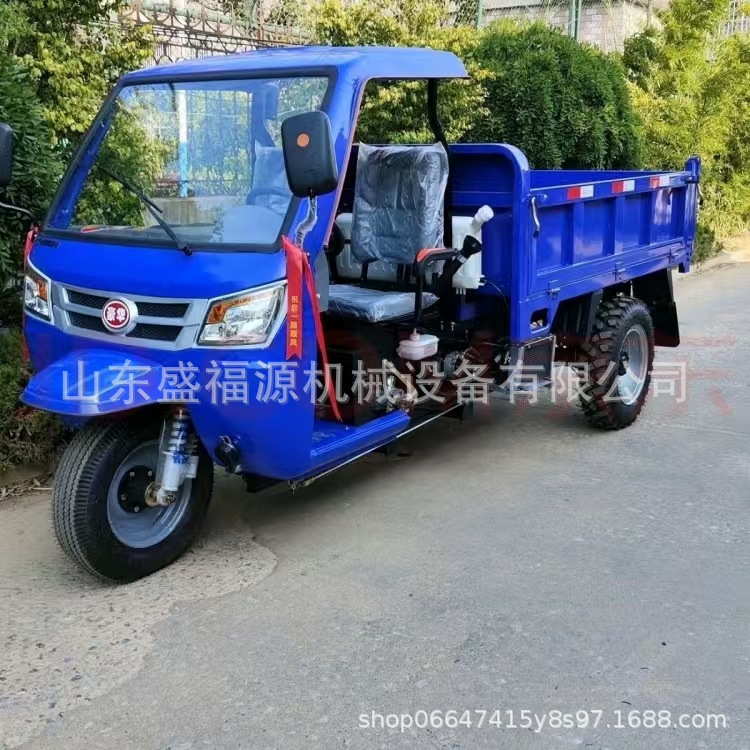 工地农用液压自卸翻斗车 工地建筑材料运输车 矿用自卸翻斗车 柴