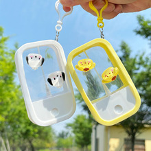 小方瓶卡通喷雾瓶化妆水补水旅行便携分装瓶超细雾酒精消毒卡片式