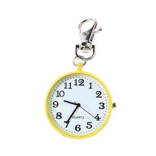 Examination quartz watch waterproof pocket watch large number clear luminous watch keychain hanging watch nurse watch student