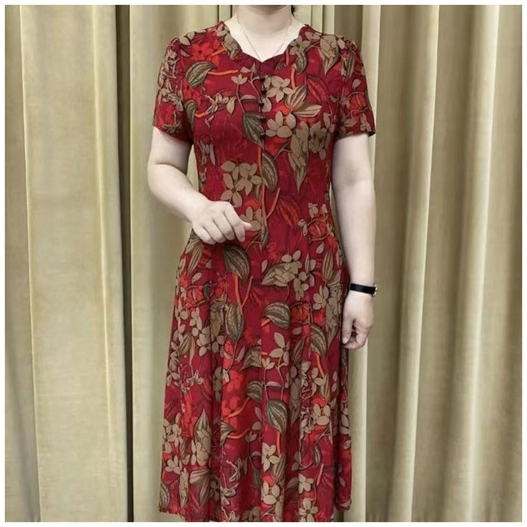 Fashionable V-Neck Dress