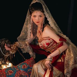 Exotic Costume Canaan Cos Clothing Dunhuang Flying Princess Girl Improved Hanfu Brigade Shooting Studio Wear
