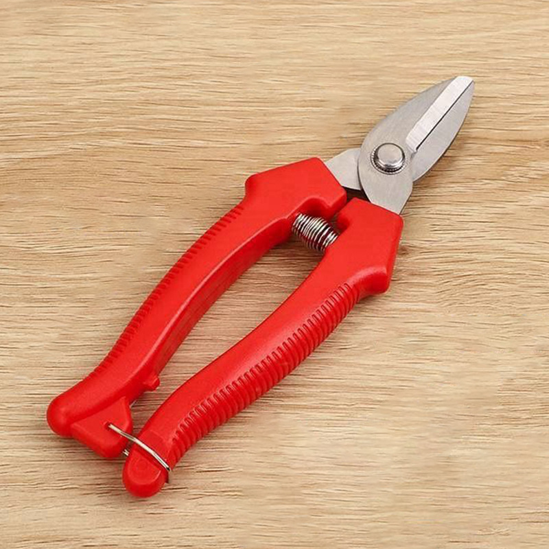 现货果枝剪不锈钢修枝剪刀花园剪刀园林省力花艺剪刀园林工具批发