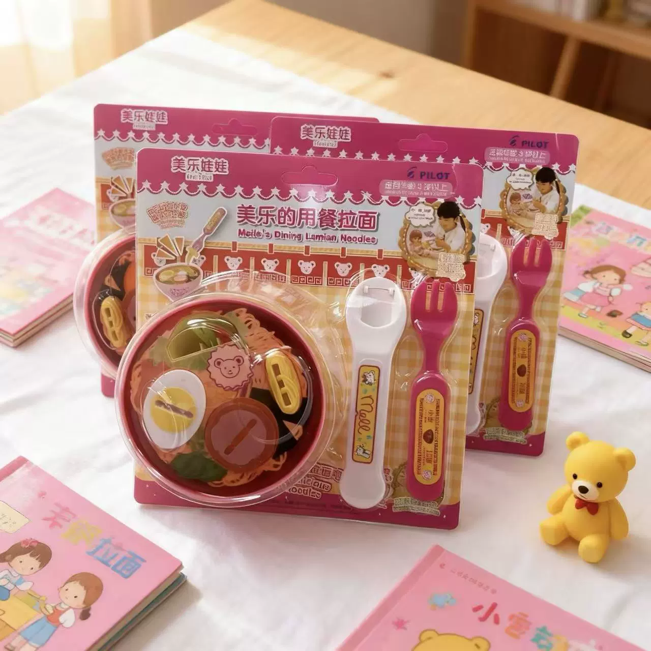 Популярный Milu в том же стиле ланчбокс bear lunch плatter box полный набор рамен rabbit lunch pudding feeder toy