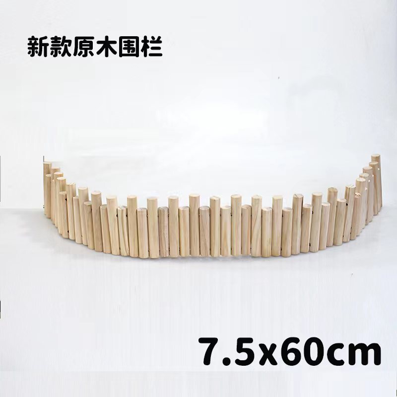 ハムスター造園用品フェンスゴールデンベア木のおもちゃフェンス無垢材装飾階段シェルターハウスクライミングペット|undefined