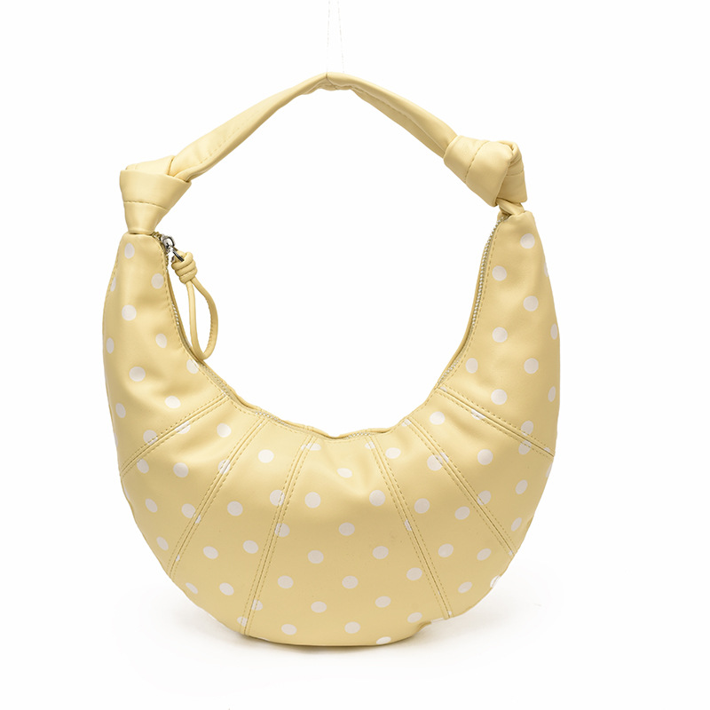 Personalidad de nicho de diseño de bolsas de punto de onda para mujeres 2026 nuevo estilo de moda universal bolsas de hombro bolsas diarias bolsas de brazo de viaje
