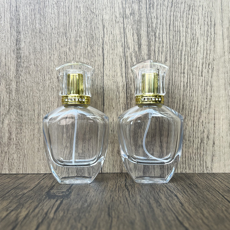 卡口现货YY003-50ml-4可印刷logo香水小样分装香水喷雾便捷空瓶子