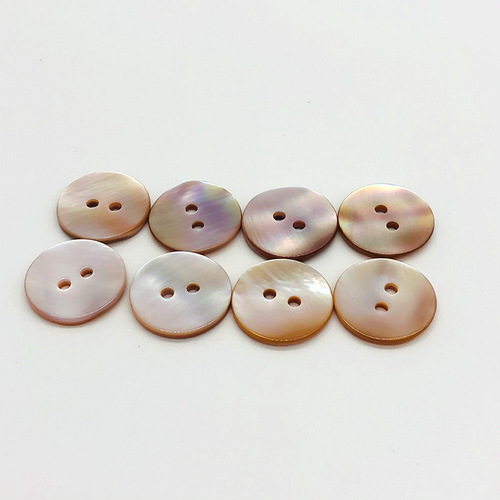 Pearl Mussel Button Natural Freshwater Pearl Pink Button Purple River Shell Shirt Button White Mother-of-Pearl Button