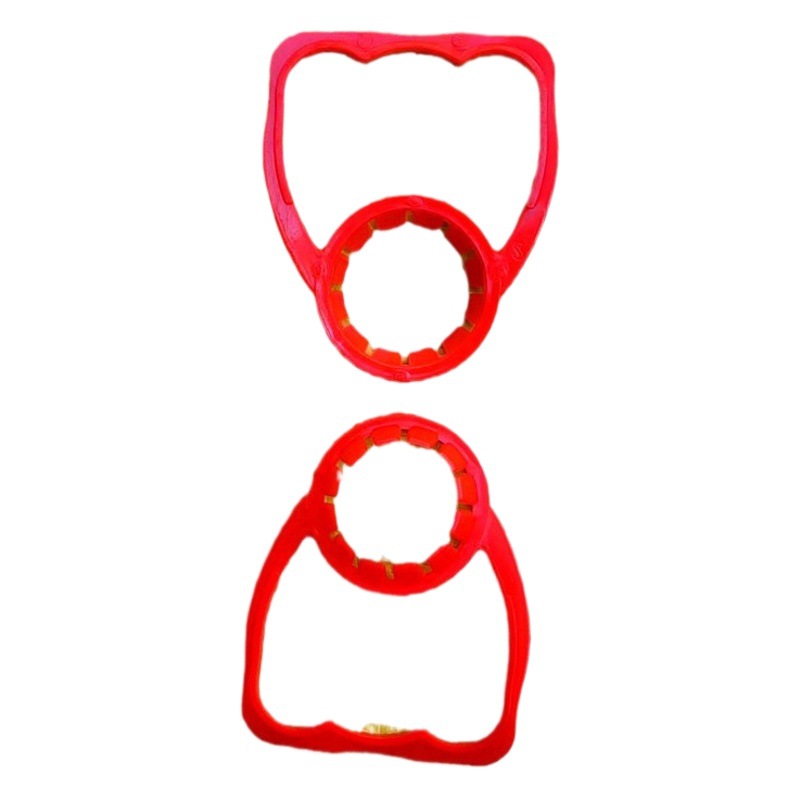 Mango de plástico hebilla cola bebida mineral agua sprite nutrición línea rápida promoción botella mango botella grande plástico portátil