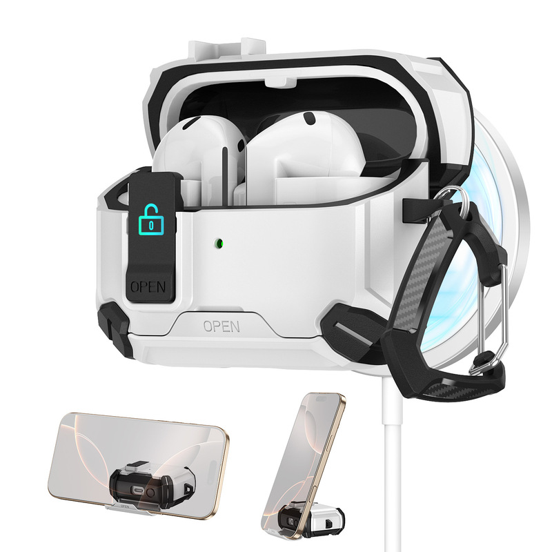 For Samsung GalaxyBuds3/3Pro Headphone Protective Case buds3pro Magnetic Latch Bracket Earphone Case For Samsung GalaxyBuds3/3Pro Headphone Protective Case buds3pro Magnetic Latch Bracket Earphone Case