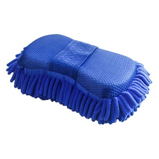 Chenille car wash sponge block car beauty Special coral large car cleaning strong decontamination cleaning supplies tools