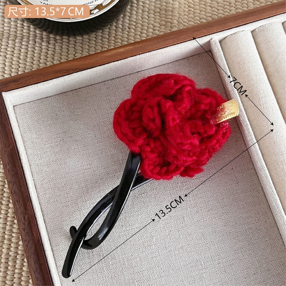 Simulación super inmortal lirio clip de cabello adornamiento de cabello de alto nivel detrás de la cabeza rascar clip de pescado sensación de buceo clip de atmósfera