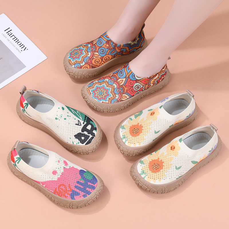 Wholesale New Summer Shoes for Women, Shallow Slip-On Cloth Shoes, Lightweight, Soft-Soled, Wear-Resistant Single Shoes, Daily Casual Women's Shoes Wholesale New Summer Shoes for Women, Shallow Slip-On Cloth Shoes, Lightweight, Soft-Soled, Wear-Resistant Single Shoes, Daily Casual Women's Shoes