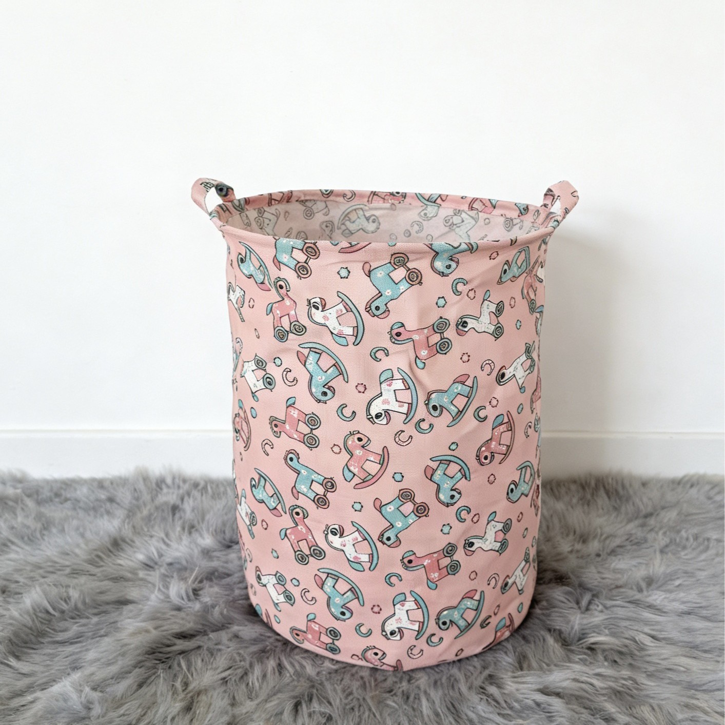 Cesta de almacenamiento de tela de gran capacidad ropa de juguete misceláneas lavandería cesta dormitorio hogar a prueba de humedad y moho-Prueba