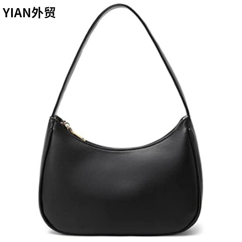 High-End Niche Design Baguette Bag, Shoulder Bag, Cute Hobo Handbag, Mini Clutch with Zipper