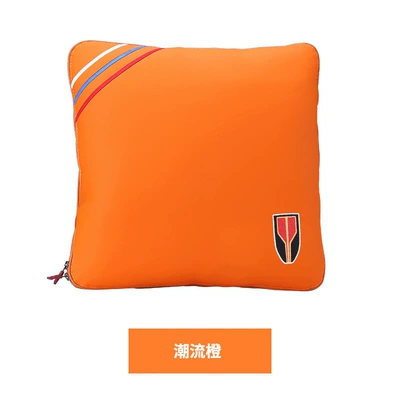 Foam Waist Cushion Pillow: Headrest - hongqi-multifunctional-pillow-quilt-orange-single-pack