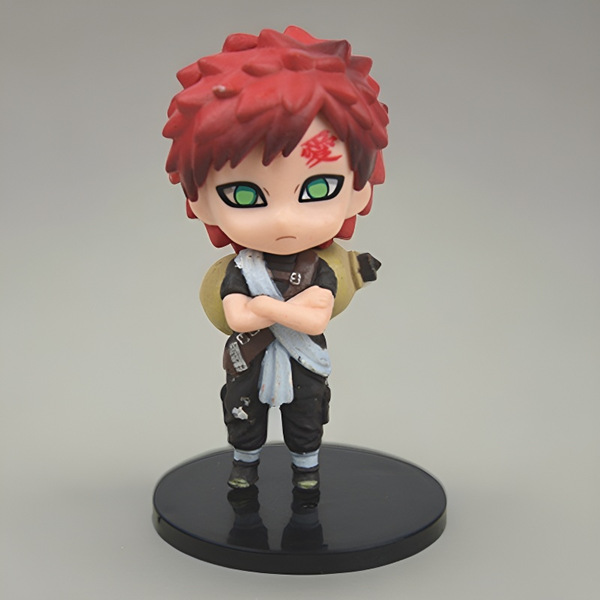 Naruto Handmade Xiao organiza muñecas de dibujos animados con tierra, modelos de juguetes, niños, estudiantes de anime de escritorio