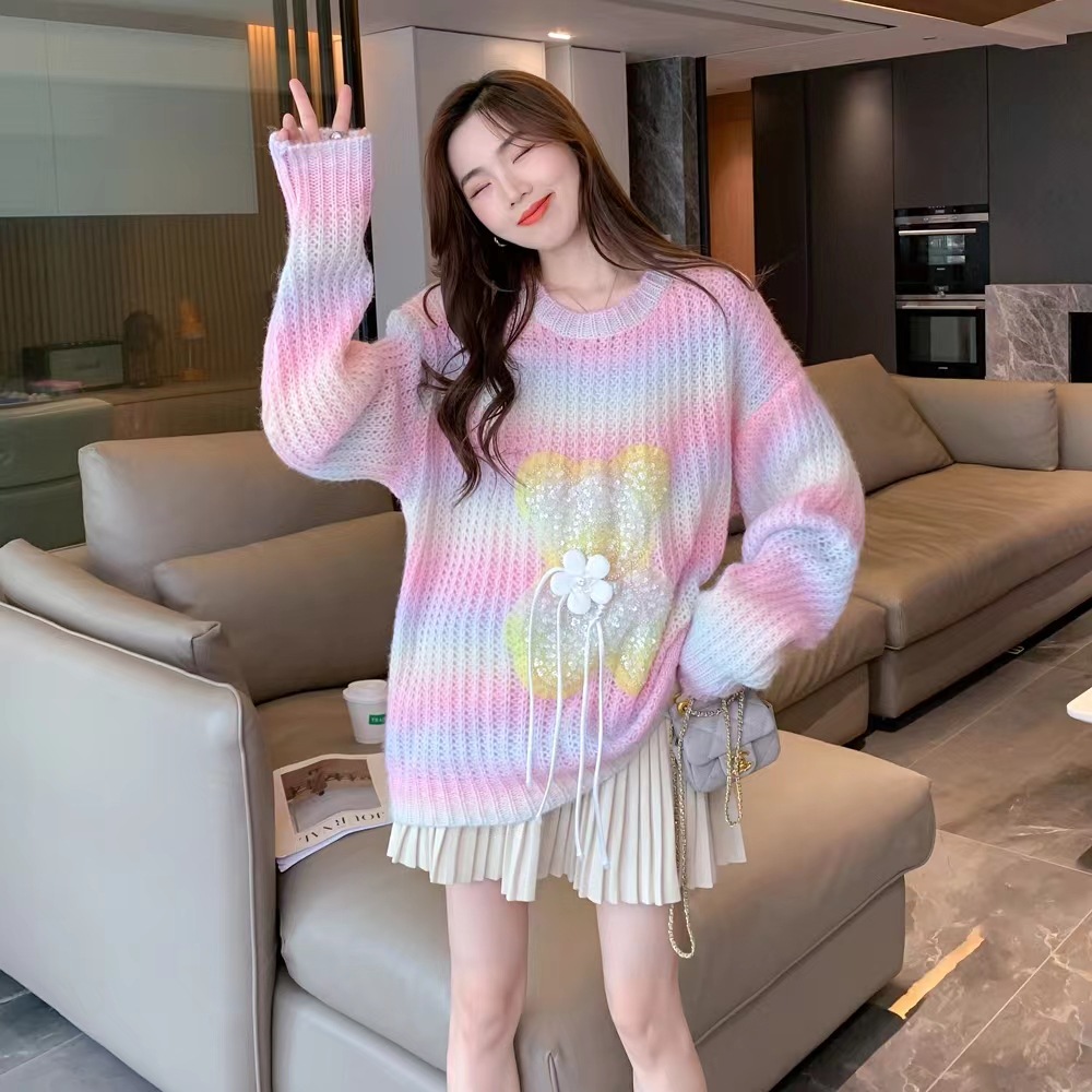 스웨터 맞춤형 2023 하이 퀄리티 가을과 겨울 폭발 풀오버 스웨터