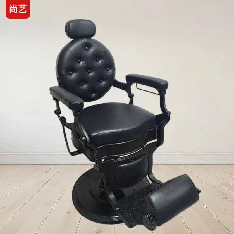 Transfronterizos para silla de barbero retro, silla de barbero para hombres, silla de cabeza de aceite, silla de barbero para afeitar image 12