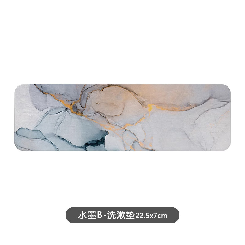 卡通硅藻泥吸水垫浴室卫生间洗漱台面速干防潮牙刷置物垫皂垫杯垫|undefined