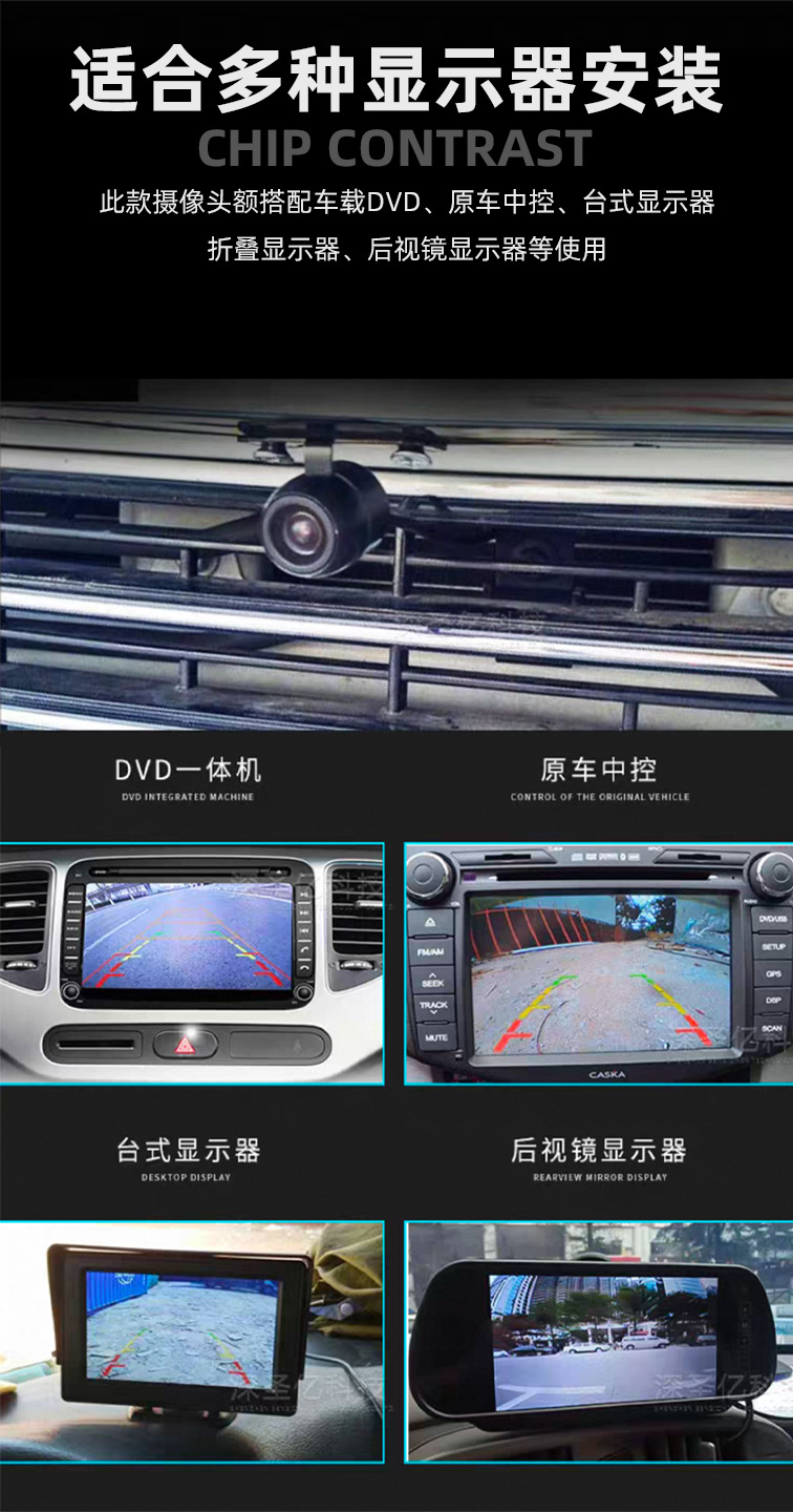 Truck and Car 4.3inch Inch Desktop Vehicle Monitor Car Dvd Reversing Camera Display Screen Truck Reversing Camera