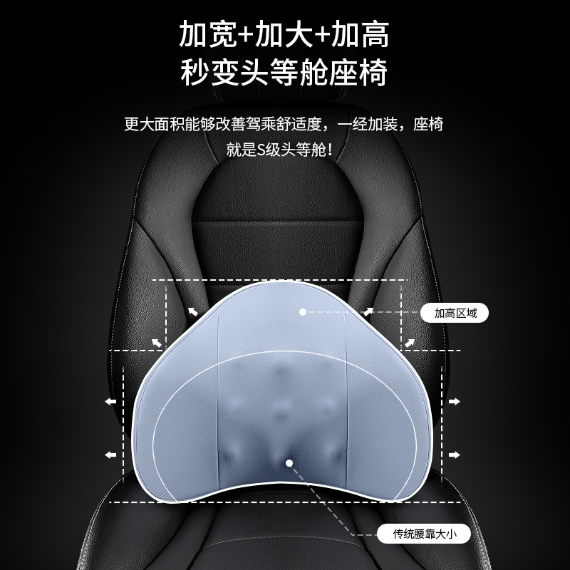 【跨境】腰靠垫座椅久坐护腰神器车用记忆棉腰垫办公室靠背垫|undefined