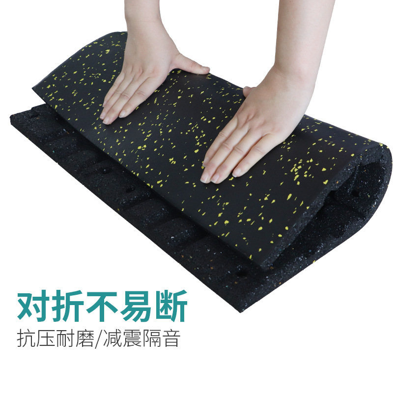 幼儿园防摔地垫1米 室内减震隔音橡胶地板健身房防滑耐磨地胶垫