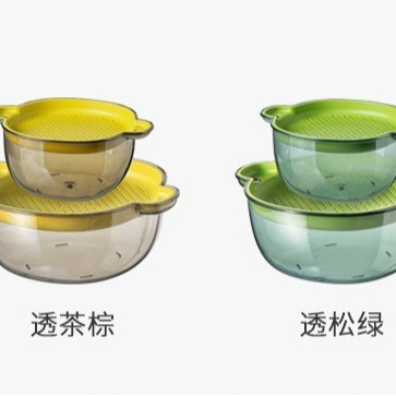 蓋付き水切りかご、キッチンシンク、フルーツバスケット、水切りかご、野菜かご、野菜と果物の洗い物トレイ|undefined