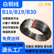 B25 B18高镍白铜丝 高纯度导电洋白铜盘丝