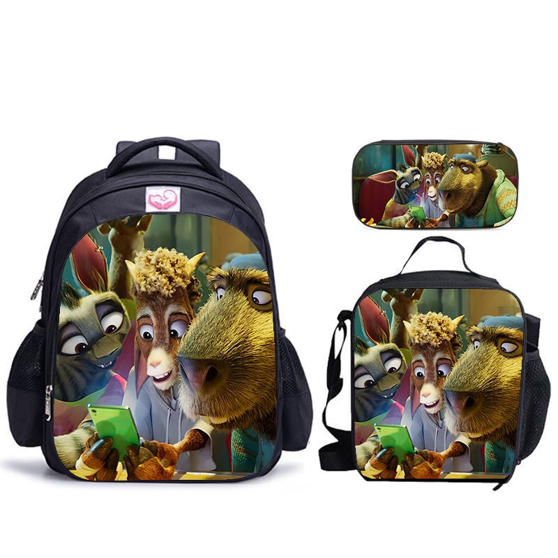 The Entire Team Gathers Together: Breathable Backpack + Insulated Lunch Bag + Pencil Case, a Stylish Three-Piece Set The Entire Team Gathers Together: Breathable Backpack + Insulated Lunch Bag + Pencil Case, a Stylish Three-Piece Set