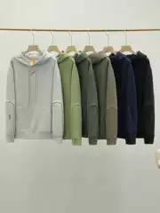 25 Autumn Nocta Series Co-Branded Unisex Sports Loose Solid Color Sweatshirt with 3m Reflective Casual Long-Sleeve Hoodie