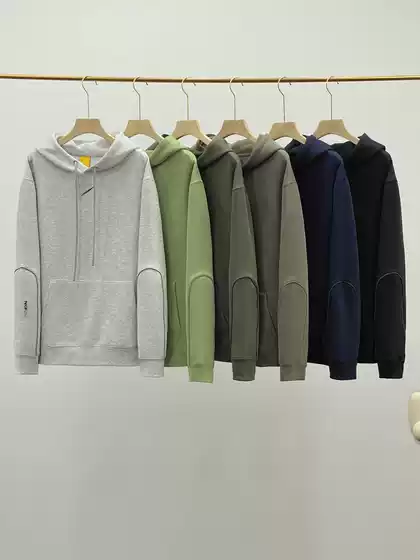 25 Autumn Nocta Series Co-Branded Unisex Sports Loose Solid Color Sweatshirt with 3m Reflective Casual Long-Sleeve Hoodie