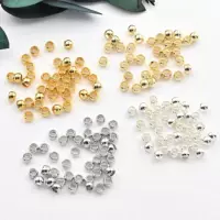 Позиционирующие бусины могут быть зажаты плоской фиксированной отделкой DIY ручной работы 14K позолоченный цвет 2 мм бисерные аксессуары для ювелирных изделий материал