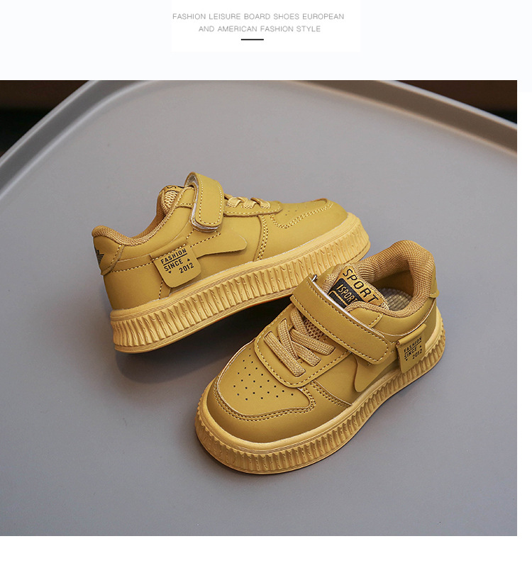 Children's Sneakers Lightweight Soft Sole Trainers For Kids_voghion.com